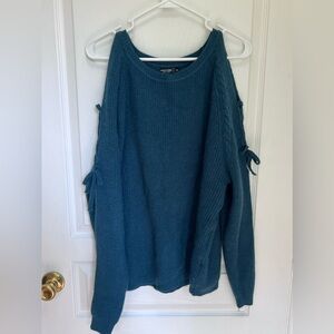 Never worn! Soft Teal sweater from Shein